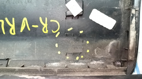Lower rear left door trim for Honda CRV 12-16: structure, scratches, broken fastener