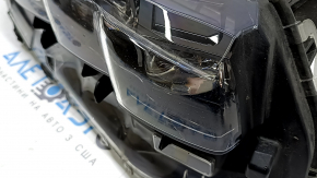 Right front headlight assembly for Toyota Prius 50 Prime 17-19 LED with seal and upper mount, sand