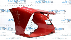 Front right bumper for Toyota Prius 50 Prime 17-22 with parking sensors, red, scratches