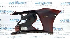 Front right bumper for Toyota Prius 50 Prime 17-22 with parking sensors, red, scratches