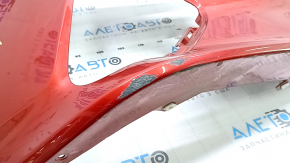 Front right bumper for Toyota Prius 50 Prime 17-22 with parking sensors, red, scratches