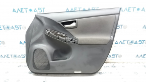 Door trim panel, front right, Toyota Prius 30 10-11, dark gray with dark gray insert, cloth, scratches