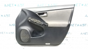 Door trim panel, front right, Toyota Prius 30 10-11, black, with light gray insert, cloth, scratches