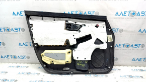 Door trim panel, front right, Toyota Prius 30 10-11, black, with light gray insert, cloth, scratches