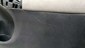 Door trim panel, front right, Toyota Prius 30 10-11, black, with light gray insert, cloth, scratches