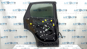Rear left door assembly for Ford Escape MK4 20-24 tinted, black UM, butt