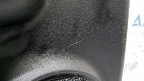 Door trim panel rear left Toyota Prius 50 Prime 17-22 black, insert black leather, armrest leather black, scratches