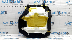 Rear seats, 2nd row, lower left, Toyota Prius 50 Prime 17-22, black leather