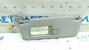 Left sun visor for VW Jetta 19-24, gray, with backlight, without hook, for cleaning