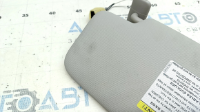 Right sun visor for VW Jetta 19-24, gray, with backlight, without hook, for cleaning