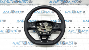 Steering wheel assembly Ford Escape MK4 2023-2025 black leather, heated, with buttons, red stitching, ST Line