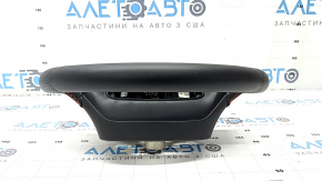 Steering wheel assembly Ford Escape MK4 2023-2025 black leather, heated, with buttons, red stitching, ST Line