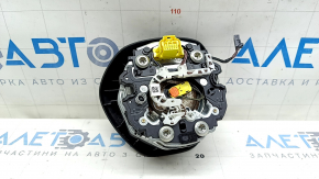Black steering wheel airbag for the driver's side of the VW Jetta 19-24.
