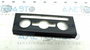 VW Jetta 19-21 heater control panel trim, glossy black, scratches