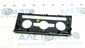 VW Jetta 19-21 heater control panel trim, glossy black, scratches