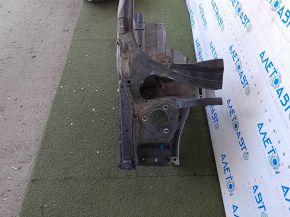 Front right quarter Honda Civic X FC 16-21 black, with central pillar, dented
