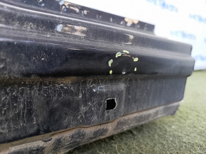 The center right body pillar of a Honda Civic X FC 16-21 4d is sawn off, dented, and dented.