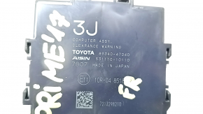 Computer Clearance Warning Control Toyota Prius 50 Prime 17-22