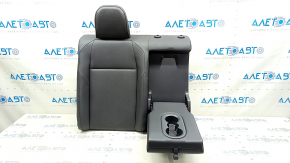 Rear seat row 2 upper right VW Jetta 19-24 black leather, perforated, with armrest
