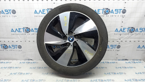 Set of 4 R19x5J, 5.5J ET43, ET53 wheels for BMW i3 14-18 Style 429 with 155/70 4.5-6mm tires, slight curb wear, cracked tires