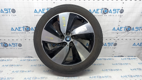 Set of 4 R19x5J, 5.5J ET43, ET53 wheels for BMW i3 14-18 Style 429 with 155/70 4.5-6mm tires, slight curb wear, cracked tires