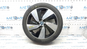 Set of 4 R19x5J, 5.5J ET43, ET53 wheels for BMW i3 14-18 Style 429 with 155/70 4.5-6mm tires, slight curb wear, cracked tires