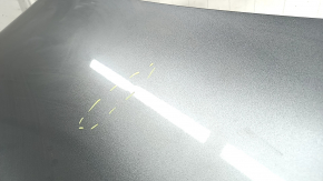 VW Jetta 19-24 trunk lid, graphite LD7X, dented