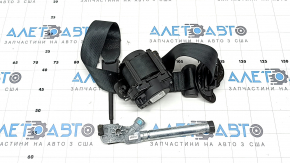 Driver's seat belt with tensioner for Ford Escape MK4 20-24, black, dry-cleanable, water-resistant tensioner