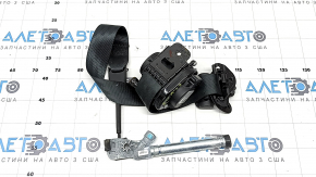 Driver's seat belt with tensioner for Ford Escape MK4 20-24, black, dry-cleanable, water-resistant tensioner