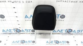 Front left headrest for Ford Escape MK4 2023-2024, black leather, red stitching