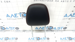 Front right headrest for Ford Escape MK4 2023-2024, black leather, red stitching