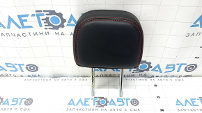 Rear right headrest for Ford Escape MK4 2023-2024, black leather, red stitching