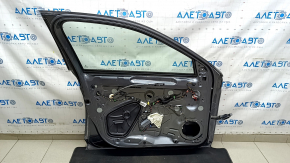 Front left door assembly for VW Jetta 19-24 keyless, graphite LD7X, bumpers