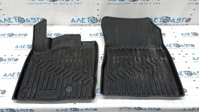 Set of floor mats for Mitsubishi Outlander 22-25, black rubber