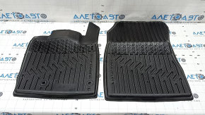 Set of floor mats for Mitsubishi Outlander 22-25, black rubber