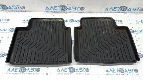 Set of floor mats for Mitsubishi Outlander 22-25, black rubber