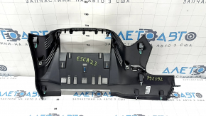 Ford Escape MK4 20-24 black center lower dash trim, no trim, cracks in fasteners