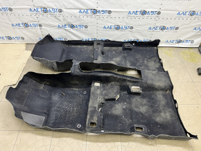 Toyota Prius 50 Prime 17-18 black floor covering, ready for cleaning