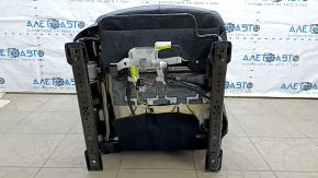 Passenger seat with airbag, manual, heated, leather, black, for Toyota Prius 50 Prime 17-19
