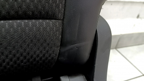 Left rear seat for Ford Escape MK4 2023-2024 without airbag, manual, with seat belt, combined leather + cloth, black with red stitching, rusty runners, dented