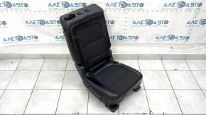 Right rear seat for Ford Escape MK4 2023-2024 without airbag, leather + cloth combination, black with red stitching, rusty runners, dented