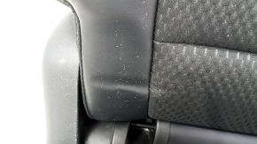 Right rear seat for Ford Escape MK4 2023-2024 without airbag, leather + cloth combination, black with red stitching, rusty runners, dented