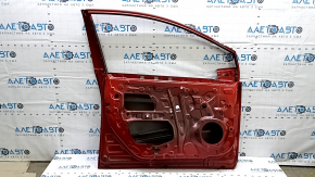 Bare front left door of Toyota Prius 50 Prime 17-18 red 3T7, bump, dent