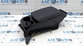 Rear console armrest and cup holders Toyota Prius 50 Prime 17-19 leather black