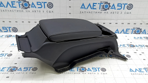 Rear console armrest and cup holders Toyota Prius 50 Prime 17-19 leather black