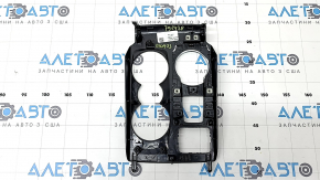 Ford Escape MK4 2020 center console trim, black, textured, chrome trim, broken mount