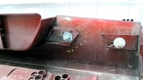 Left threshold for Toyota Prius 50 Prime 17-22 red, crack in mount