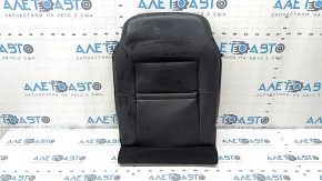 Ford Escape MK4 23-24 passenger seat back upholstery, combined leather and cloth, black with red stitching, heated