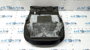 Ford Escape MK4 23-24 driver's seat cushion upholstery, combined leather and cloth, black with red stitching, heated