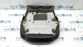 Ford Escape MK4 2023-2024 passenger seat cushion upholstery, leather and cloth combination, black with red stitching, heated